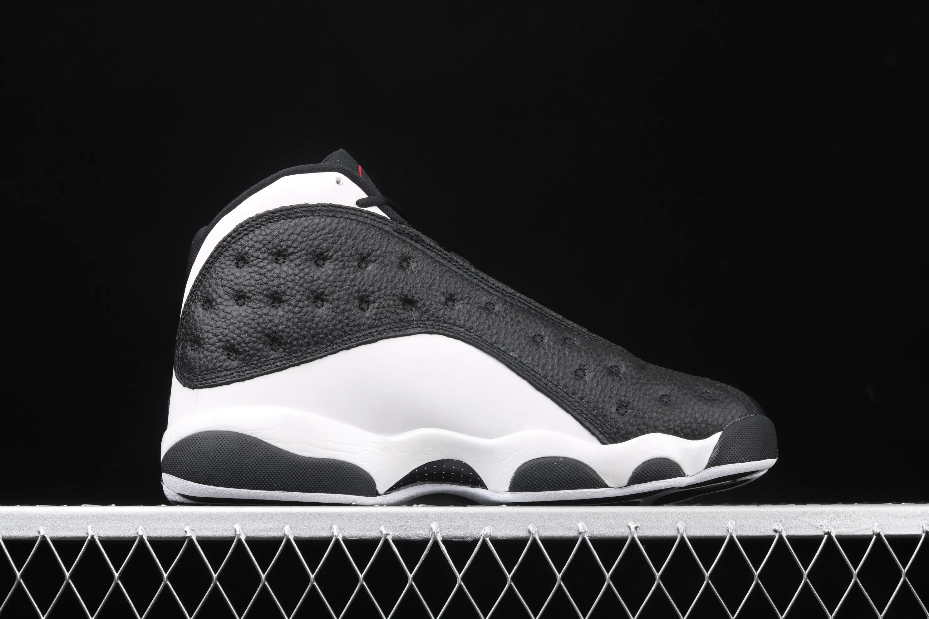 All Categories Air Jordan Jordan Series Basketball Shoes Air Jordan 13 Air Jordan 13 "Reverse He Got Game" AJ13 Joe 13 Reverse Panda Love and Respect First Layer Real Carbon Real Cat Eyes 414571-061
